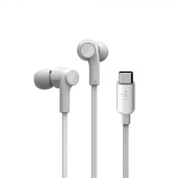 Austiņas Belkin ROCKSTAR USB Type-C Balts