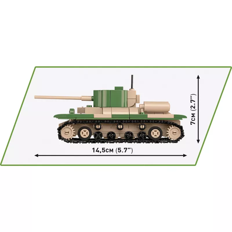 Building set COBI Renault R35 Valentine IX Panzer I 595 gab.