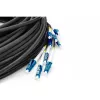 Digitus rūpnīcā samontēts stiklšķiedras universālais sadales kabelis 12 šķiedras LC/UPC 50m