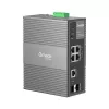 TP-Link IES206GPP tīkla komutators pārvaldāms Gigabit Ethernet (10/100/1000) Power over Ethernet (PoE) melns