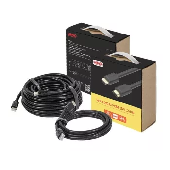 UNITEK Y-C137M HDMI kabelis 1,5 m HDMI A tipa (standarta) melns