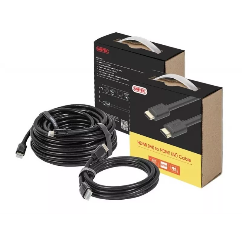 UNITEK Y-C137M HDMI kabelis 1,5 m HDMI A tipa (standarta) melns