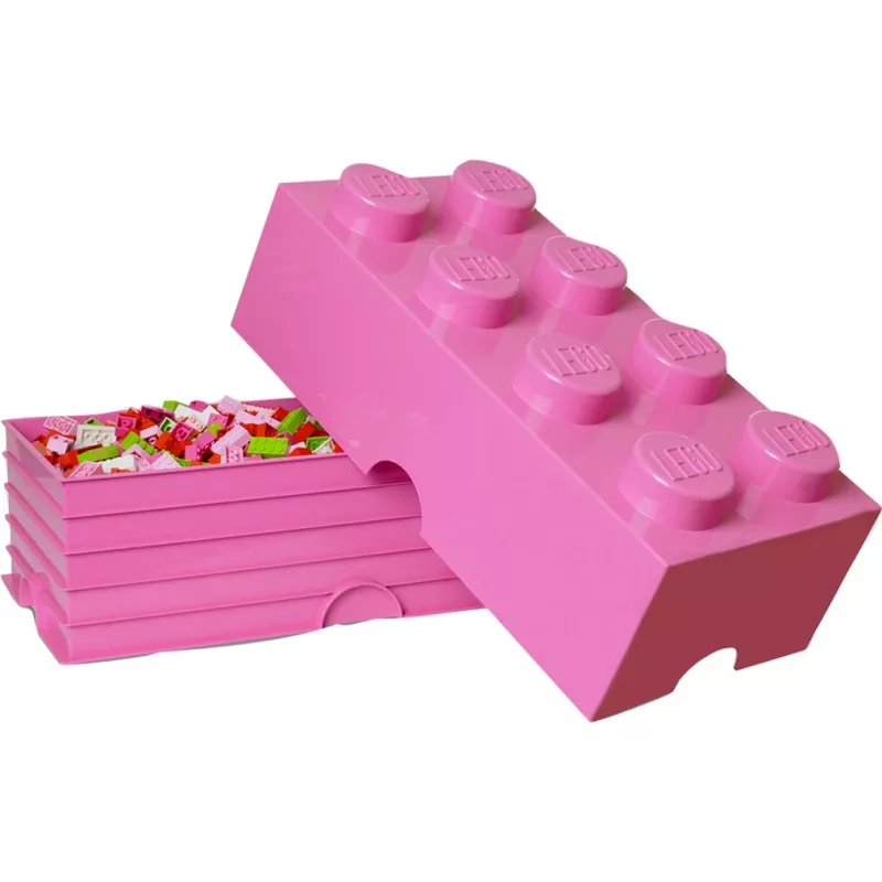 Room Copenhagen LEGO Storage Brick 8 rozā (rozā)