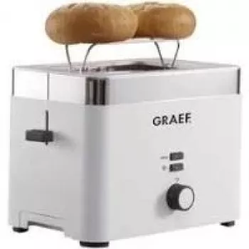 Graef TO 61 - Tosteris - 2 šķēlēm - 2 spraugas - Cēli balts