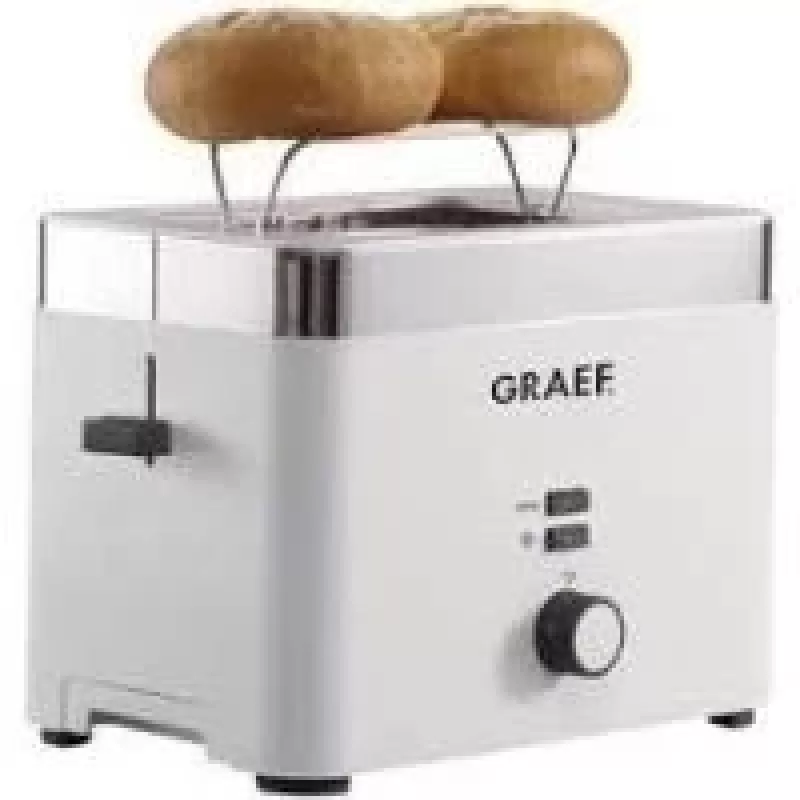 Graef TO 61 - Tosteris - 2 šķēlēm - 2 spraugas - Cēli balts