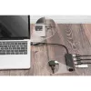 USB centrmezgls, Digitus, DA-70235, 4 portu, USB 3.2 Gen 1, A un C tipa, 12000 Mbit/s