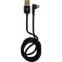 LC-POWER kabelis USB-Micro-1M-2 1m melns, USB A uz Micro-USB (LC-C-USB-MICRO-1M-2)