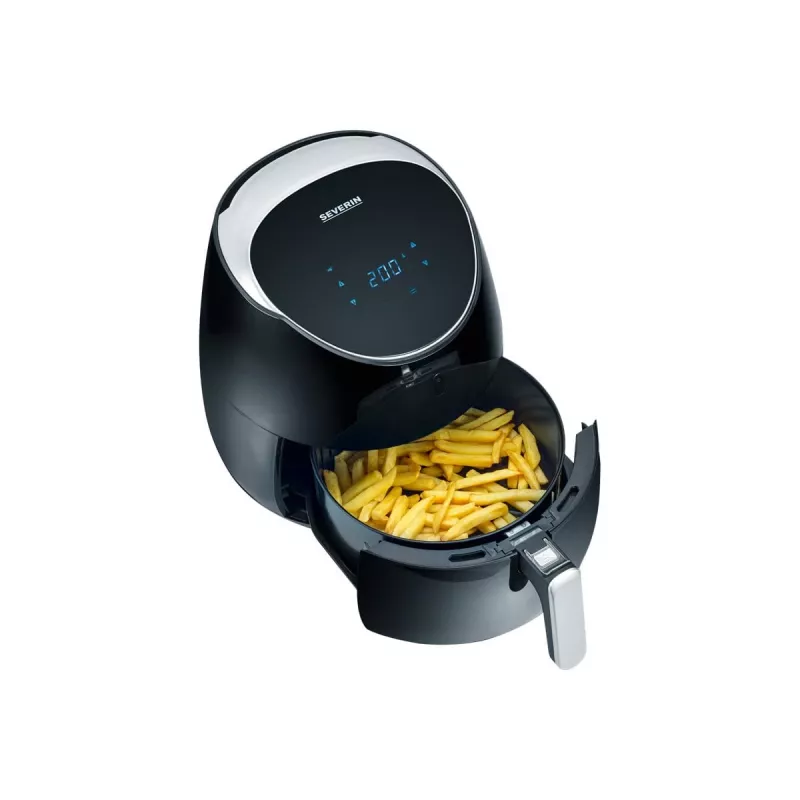 Gaisa fritieris FR 2445 XXL (melns/sudrabs, 2000 W, grozs 5 L)