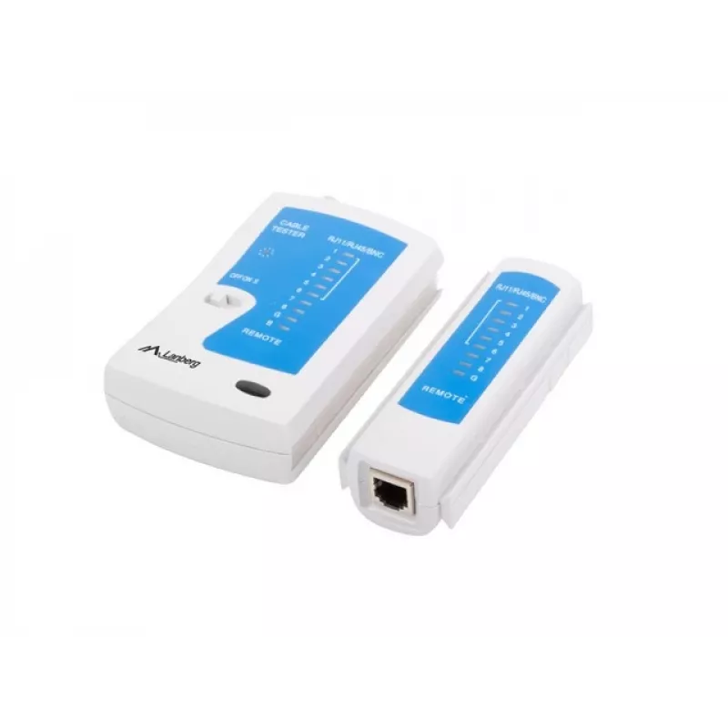 Lanberg NT-0401 tīkla kabeļu testeris UTP/STP kabeļu testeris Zils, Balts