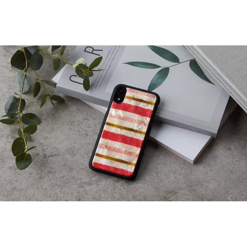 Viedtālruņa maciņš iKins iPhone XR — īss kūkas dizains, melns