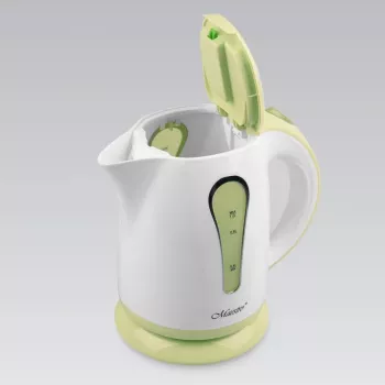 Elektriskā tējkanna Maestro MR-028 1 L 1630 W zaļa, plastmasas korpuss, pogas vadība