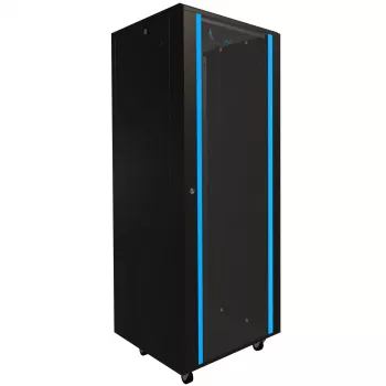 Brīvi stāvošs statīvs Extralink Rackmount skapis 37U 600x600 Melns