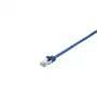 BlueCat.7 neapstrādāts kabelis SFTP kabelis 2M 6.6 pēdas BlueCat.7 neapstrādāts kabelis SFTP kabelis - kabelis - tīkls (V7CAT7FSTP-2M-BLU)