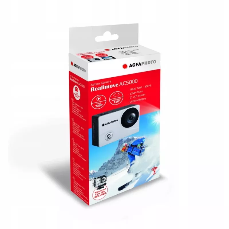 Action Sports Camera AgfaPhoto Realimove AC5000 12 MP Full HD Wi-Fi