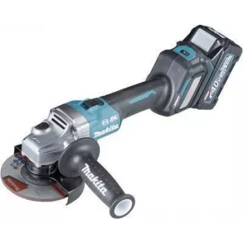 Makita GA023GM201 - leņķa slīpmašīna - bezvada - 125 mm - 2 akumulatori, lādētājs komplektā - 40 V (GA023GM201)