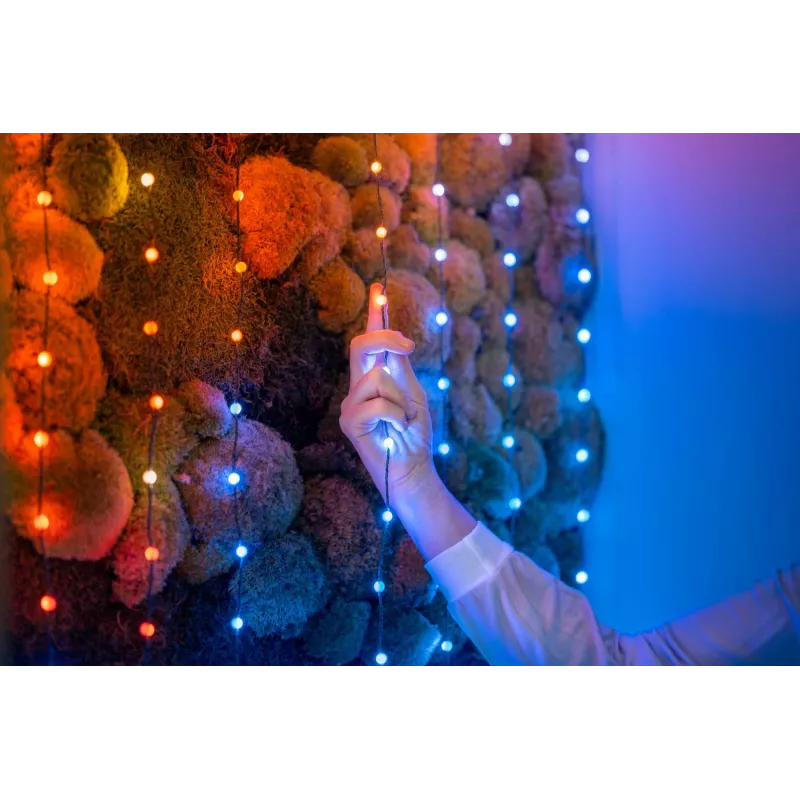 Viedā dekoratīvā gaisma Twinkly Strings USB-C Pearls Wi-Fi/Bluetooth Multicolour