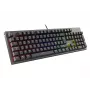 Mehāniskā spēļu tastatūra Genesis Thor 300 RGB — sarkanie slēdži, kompakts izkārtojums