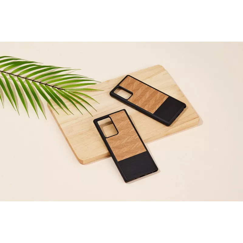 Mobilā telefona maciņš Man and Wood Galaxy Note 20 herringbone nero black