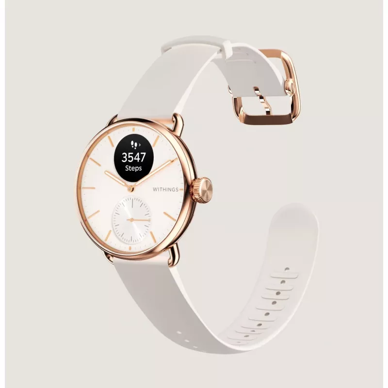 Withings ScanWatch 2 hibrīdais viedpulkstenis ar siksniņu