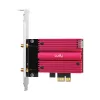 Iekšējā WLAN Bluetooth tīkla karte Cudy WE9300S PCIe, Wi‑Fi 7 (802.11be) Tri‑band 2.4/5/6 GHz, 5765 Mbit/s, Bluetooth 5.4, ārējā 2x2 antena