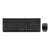 Tastatūra CHERRY DC 2000 ar peli, universāla USB QWERTY čehu, melna