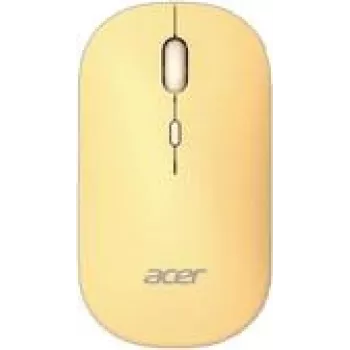Pele Acer AMR130 piemērota abām rokām RF bezvadu + Bluetooth 1600 DPI, 4 pogas, dzeltena