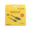 Video kabeļa adapteris DeLOCK 85259 USB Type-C uz HDMI 2m Melns