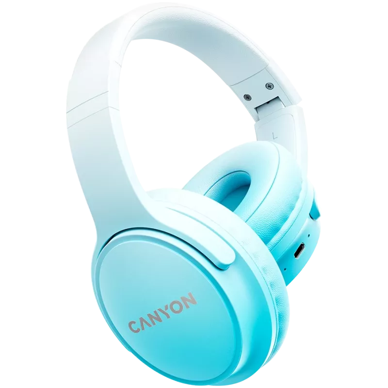 Canyon Bluetooth austiņas OnRiff 4 On-Ear BT5.3 zilas mazumtirdzniecība