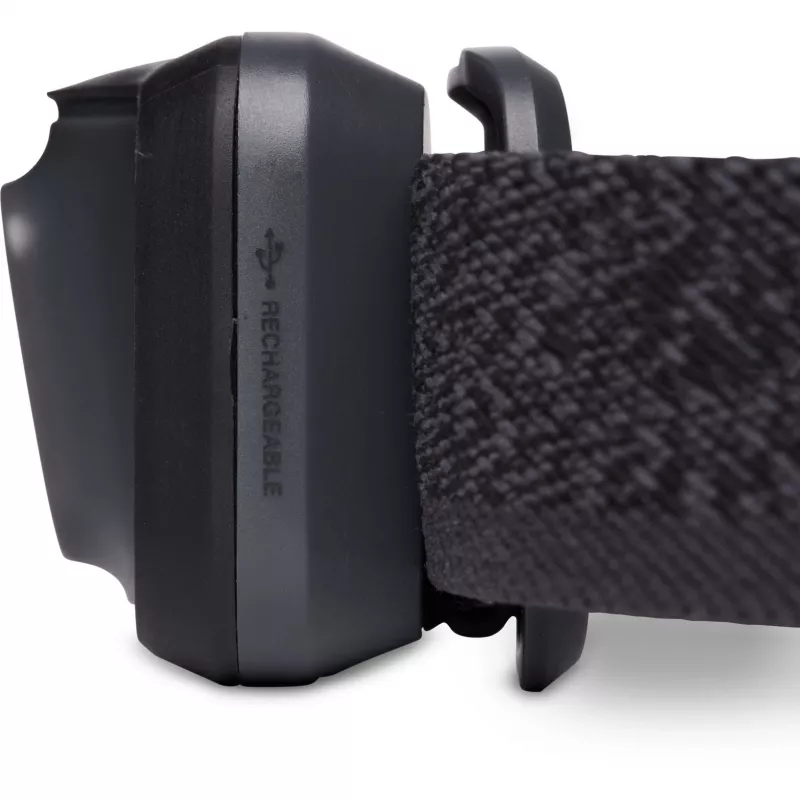 Galvas lukturītis Melns Diamond Cosmo 350-R, 350 lm, IP67, uzlādējams caur USB, 1500 mAh, sarkans