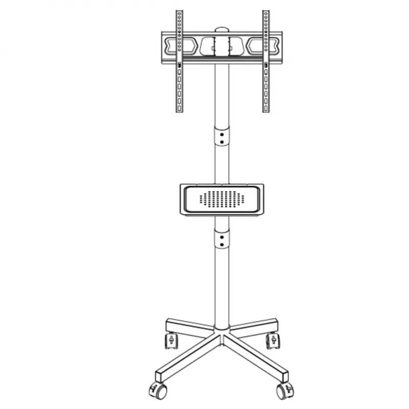 Mobilais TV statīvs MONTIS MT191 ATLAS 26–60 collu ekrāniem, maks. slodze 35 kg, VESA līdz 400x400