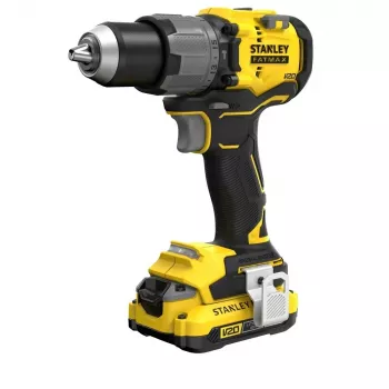 Bezvada urbjmašīna-skrūvgriezis STANLEY FatMax V20 SFMCD726D2K 18V, 2x 2Ah Li-Ion, 80 Nm, 2 ātrumu, LED