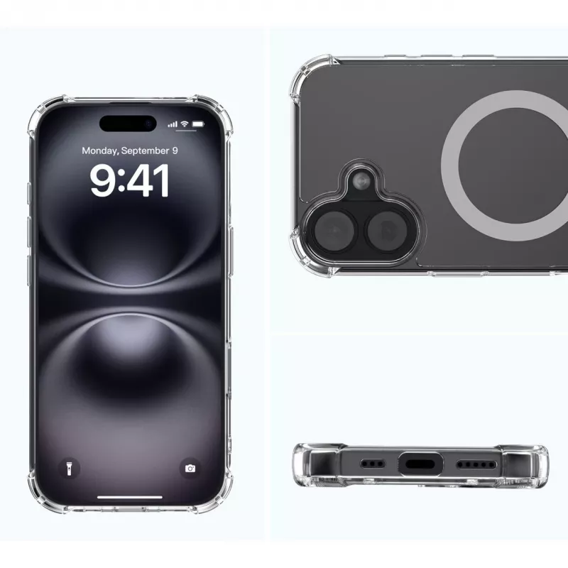 4smarts Ibiza aizsargapmale iPhone 17 16 cm caurspīdīga