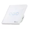 Sienas viedais gaismas slēdzis Sonoff T2 EU TX 3 kanālu Wi‑Fi + RF 433 vadība