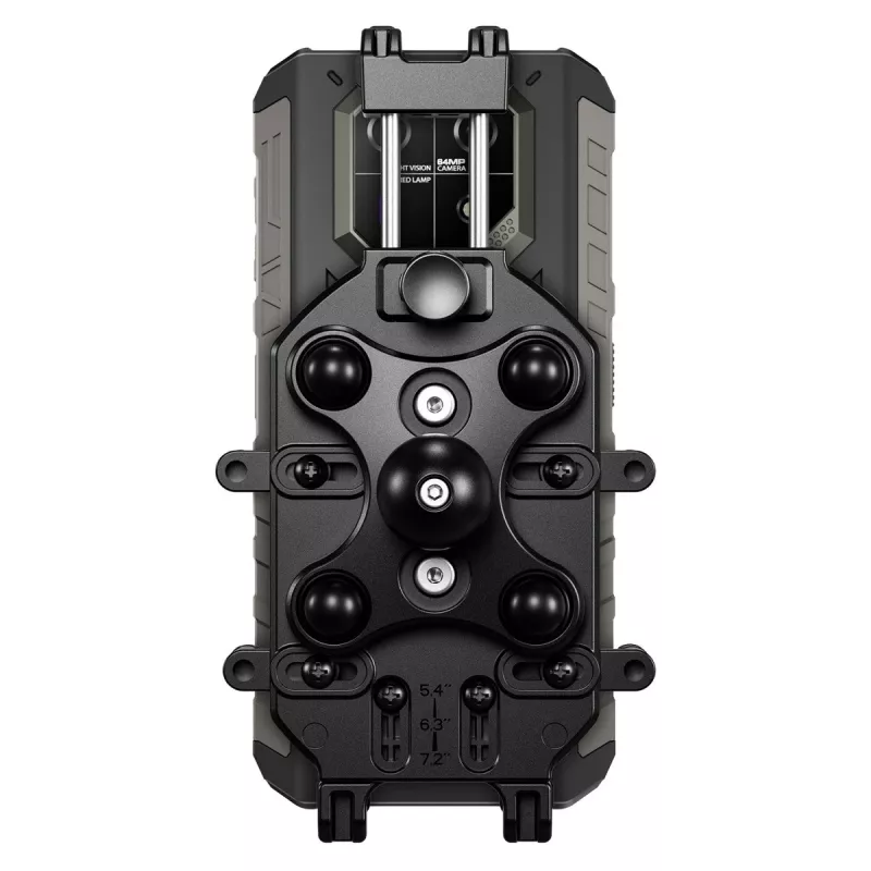 Pasīvais turētājs UleFone Armor Mount Pro mobilajiem tālruņiem — kronšteina stiprinājums, velosipēdam un skrejritenim, melns
