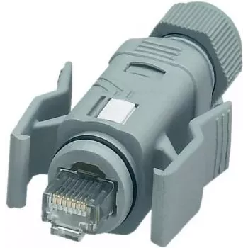 Phoenix Contact RJ45 savienotājs IP67 - CAT5e spraudnis, taisns pols: 8P8C VS-08-RJ45-5-Q/IP67 Inha (1656990)