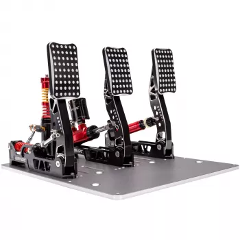 Simagic P2000 Hydrauliskā 3-Pedāļu Komplekts, 100KG Slodzes Elements - Crimson Edition