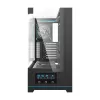 Darkflash DY450 PRO datora korpuss (melns) + 1 ventilators