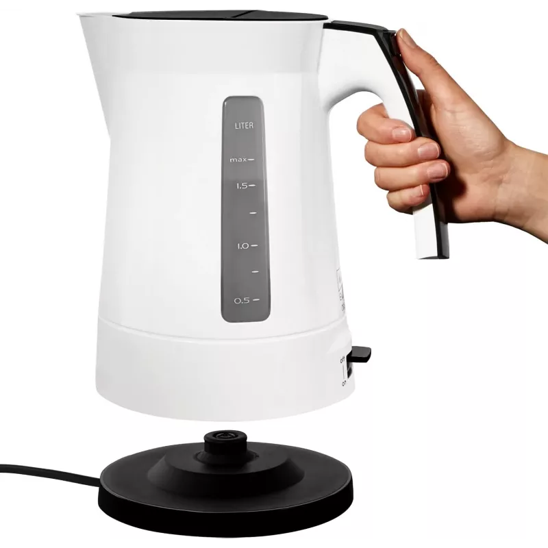 Elektriskā tējkanna Melitta Enjoy Aqua 1,7 L 2400 W melna balta