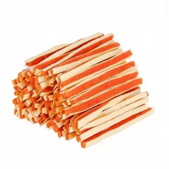 Suņu gardumi Hilton Soft Chicken Slice 500 g — mīkstas vistas šķēles, olbaltumvielas 30%, tauki 3,5%, mitrums 20%