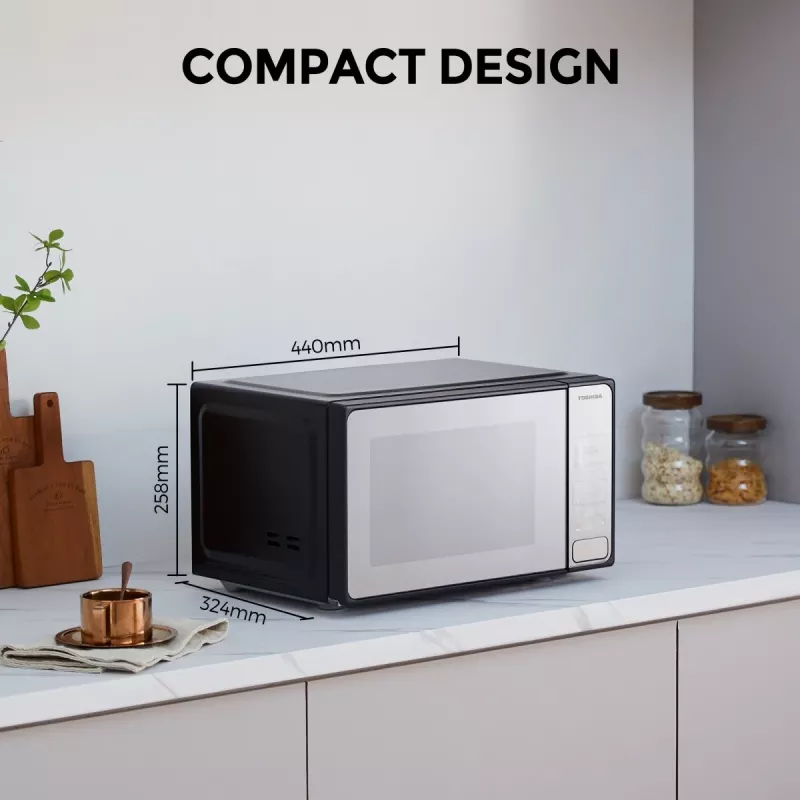 Solo mikroviļņu krāsns Toshiba MM2-EM20PF(MB) 800 W 20 L