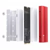 M.2 SSD dzesētājs Jonsbo M.2-6 RED 2280 pasīvs radiators 2280 NVMe/SATA diskiem