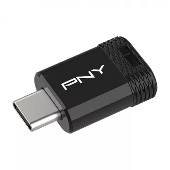 USB zibatmiņa PNY Elite-X 128 GB USB Type-C 3.2 Gen 1 (3.1 Gen 1) Melna