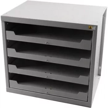 Atvilktņu sistēmas korpuss Allit EuroPlus Depot M, izmēri 380 x 455 x 805 mm, modelis 455805