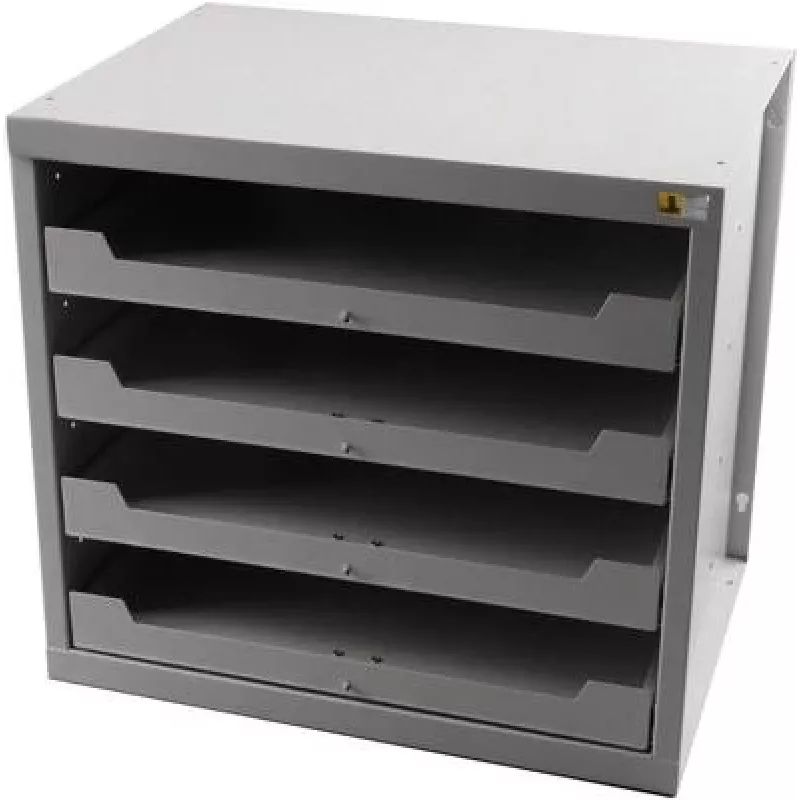 Atvilktņu sistēmas korpuss Allit EuroPlus Depot M, izmēri 380 x 455 x 805 mm, modelis 455805
