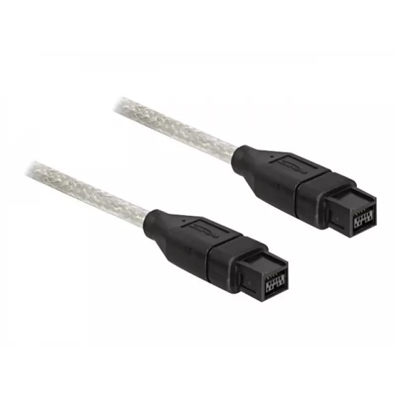 FireWire kabelis DeLOCK FireWire B/B 1,0 m pelēks