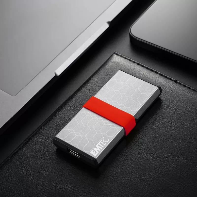 SSD Emtec 256GB Mini USB Type-C USB 3.2 Gen 2x2 Silver
