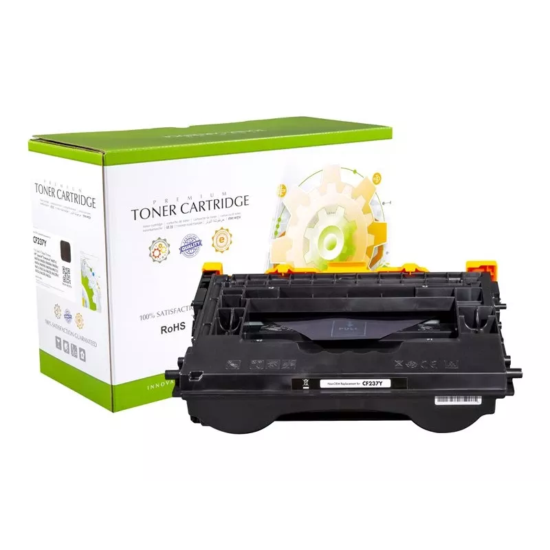 STATIC tonera kasete Saderīga with HP CF237Y Melns Extra High Capacity Saderīga 41.000 lapas