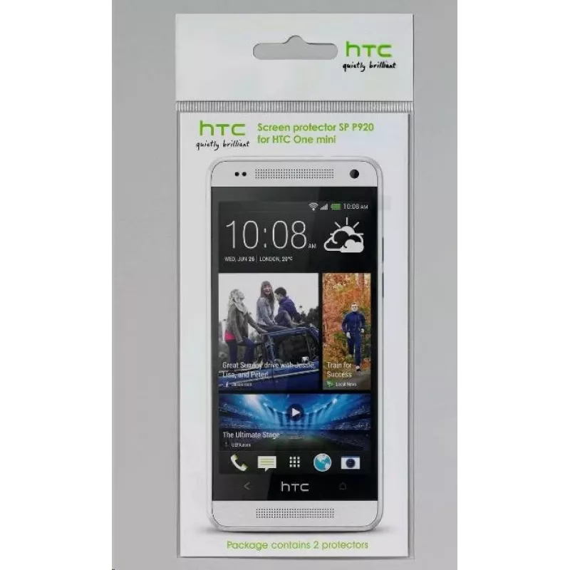 HTC Desire 500 Transparent aizmugurējais vāciņš Case