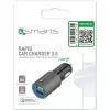 Mobilās ierīces lādētājs 4smarts 464458 Melns Pelēks Auto