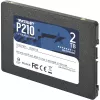 2.5 collu SATA III SSD PATRIOT P210 2 TB — 500 MB/s lasīšana, 400 MB/s rakstīšana, 7 mm